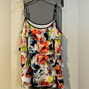 👑 2 for $15 sale!! LAPIS size large cute spaghetti strap top.